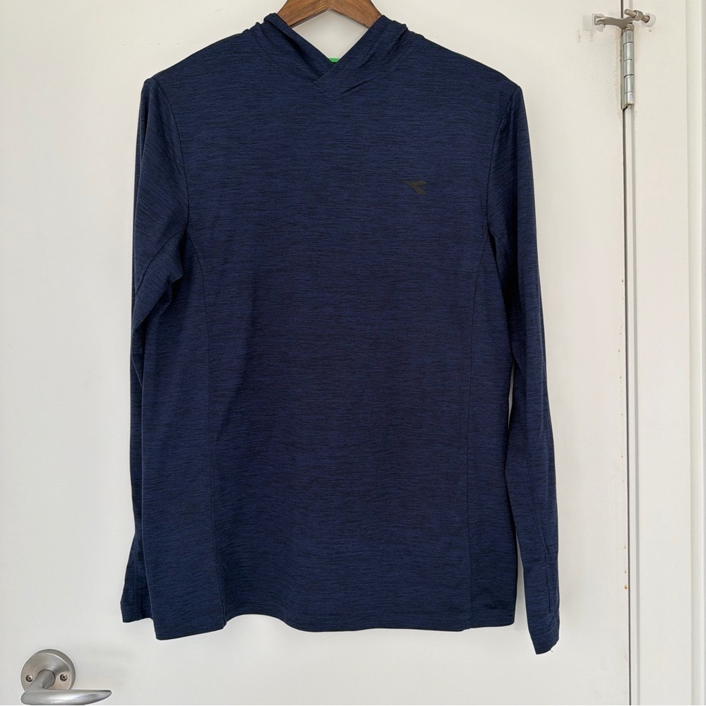 Diadora womens Navy Blue Long Sleeve Shirt